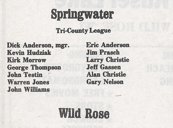 1986 Major State Tournament Program  (15)