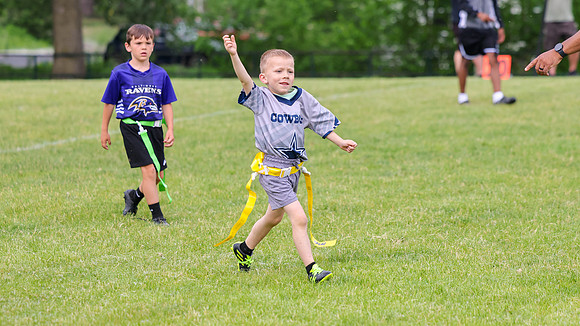 6-7-25 James V Flag Football (with Charlie)