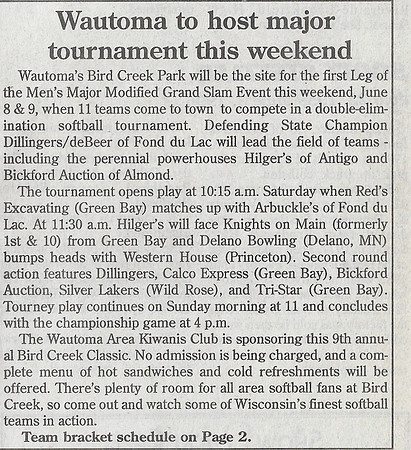 1997 Grand Slam in Wautoma