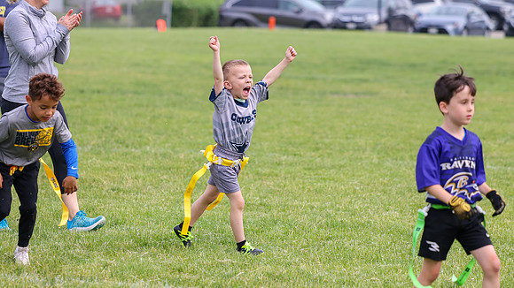 6-7-25 James V Flag Football (with Charlie)