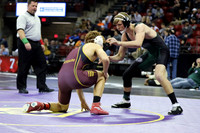 Waterloo 160 lbs. Trevor Firari Match #1 State Tournament 2023  (7)