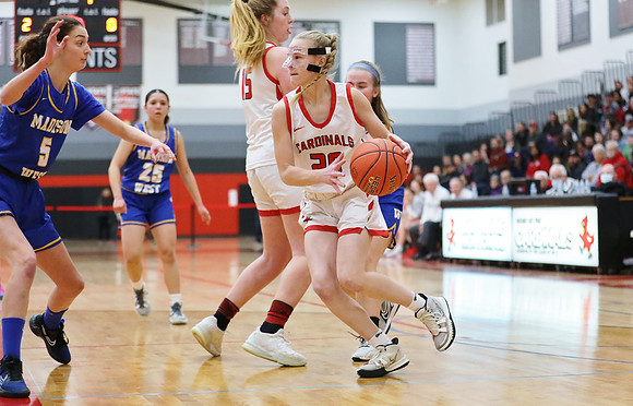2-18-23 VARSITY SENIOR Lucy Strey NIGHT) vs. Madison West    (51)