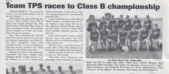 1997 Class B State Tournament  (3)