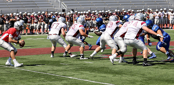 3 UWL 2018 Pre Season Scrmmage vs. U of Dubuque  (60)
