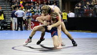 Sun Prairie 132 lbs. Parker Olson Match #1 State Tournament 2023    (9)