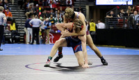 Sun Prairie 132 lbs. Parker Olson Match #1 State Tournament 2023    (10)