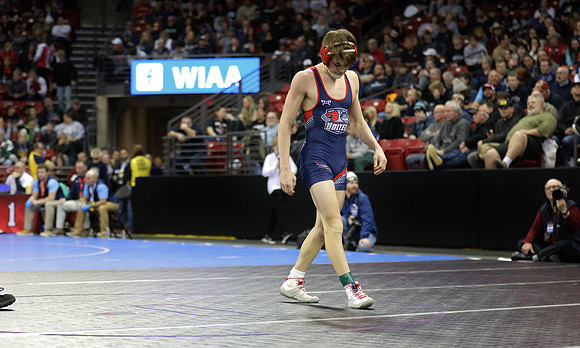 Sun Prairie 132 lbs. Parker Olson Match #1 State Tournament 2023    (18)