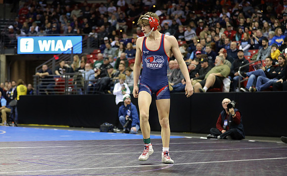 Sun Prairie 132 lbs. Parker Olson Match #1 State Tournament 2023    (21)