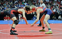Sun Prairie 138 lbs. Dylan Muehlenberg Match #1 State Tournament 2023 (10)