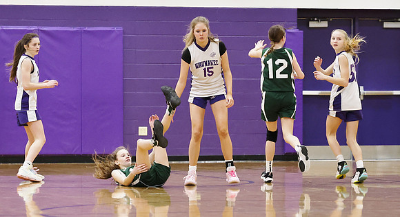 7th Grade Girls Waunakee vs. Madison Memorial  3-12-23  (49)