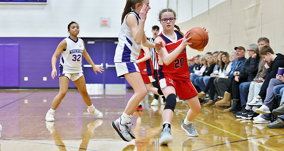 3-12-23 7th Grade Girls Sun Prairie (Cleveland) vs. Waunakee (14)
