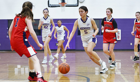 3-12-23 7th Grade Girls Sun Prairie (Cleveland) vs. Waunakee (45)