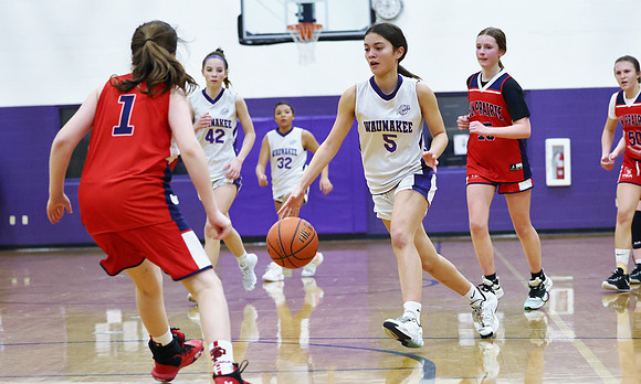 3-12-23 7th Grade Girls Sun Prairie (Cleveland) vs. Waunakee (46)