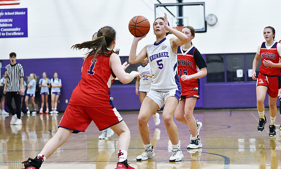 3-12-23 7th Grade Girls Sun Prairie (Cleveland) vs. Waunakee (51)