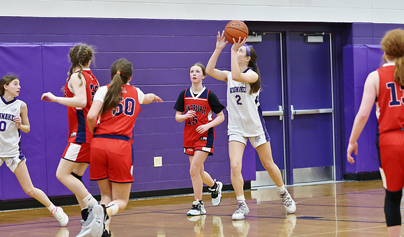 3-12-23 7th Grade Girls Sun Prairie (Cleveland) vs. Waunakee (54)