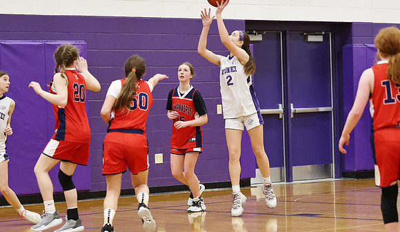 3-12-23 7th Grade Girls Sun Prairie (Cleveland) vs. Waunakee (55)