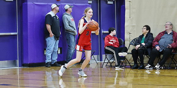 3-12-23 7th Grade Girls Sun Prairie (Cleveland) vs. Waunakee (56)