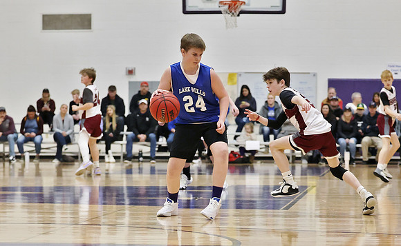 3-12-23 6th Grade Boys Lake Mills vs. Holmen (41)