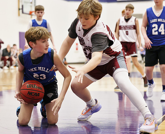 3-12-23 6th Grade Boys Lake Mills vs. Holmen (51)