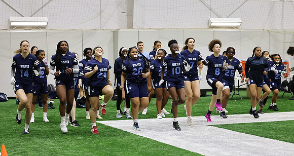 4-1-23 Team Skills Challenge Green Bay Packers Girls Flag Open  (5)