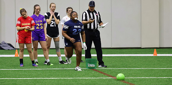 4-1-23 Team Skills Challenge Green Bay Packers Girls Flag Open  (12)
