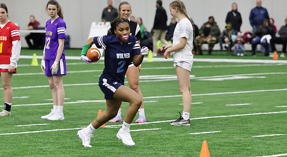 4-1-23 Team Skills Challenge Green Bay Packers Girls Flag Open  (23)