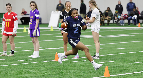 4-1-23 Team Skills Challenge Green Bay Packers Girls Flag Open  (24)