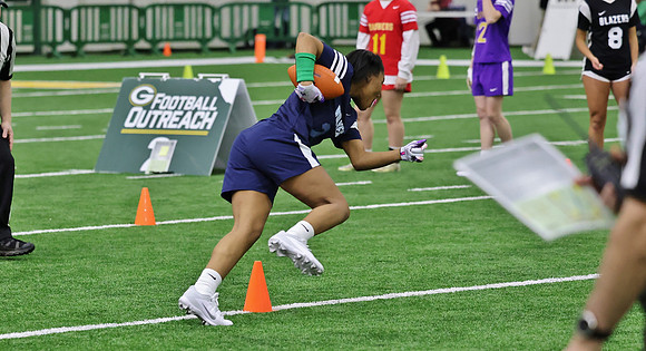 4-1-23 Team Skills Challenge Green Bay Packers Girls Flag Open  (25)