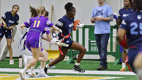 4-1-23 Game 2 vs. Clayton - Green Bay Packers Girls Flag Open  (263)