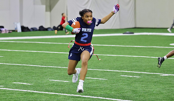 4-1-23 Game 2 vs. Clayton - Green Bay Packers Girls Flag Open  (265)