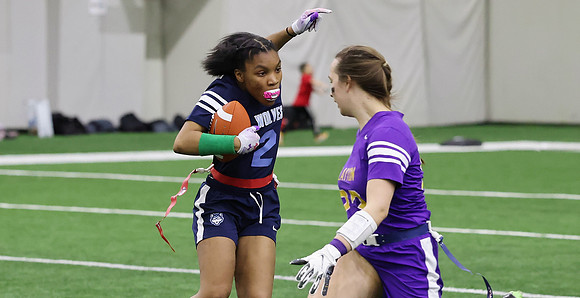 4-1-23 Game 2 vs. Clayton - Green Bay Packers Girls Flag Open  (271)
