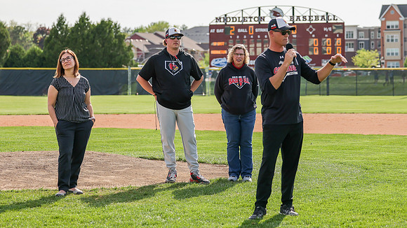 5-15-23 STRIKE OUT CANCER (Pregame) VARSITY vs. Middleton  (23)