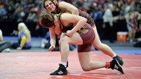 Waterloo GIRLS Michala Lewllin 152 lbs. Match 1 at State Tournament 2023  (2)