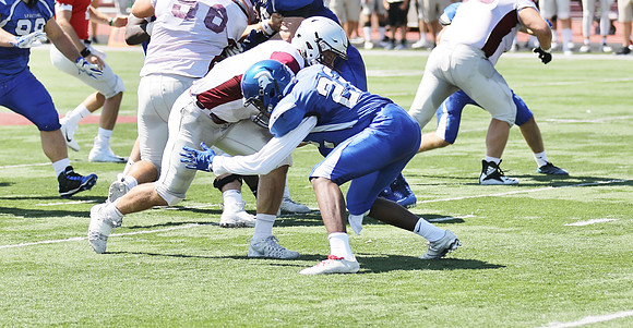 3 UWL 2018 Pre Season Scrmmage vs. U of Dubuque  (69)