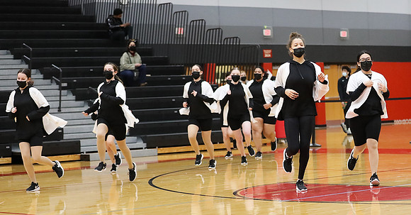 JV Dance 1-13-22 at JV Basketball Game  (2)