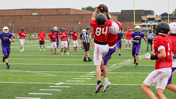 8-11-23 Varsity Scrimmage vs. Stoughton, Kettle Morain, Grafton  (51)