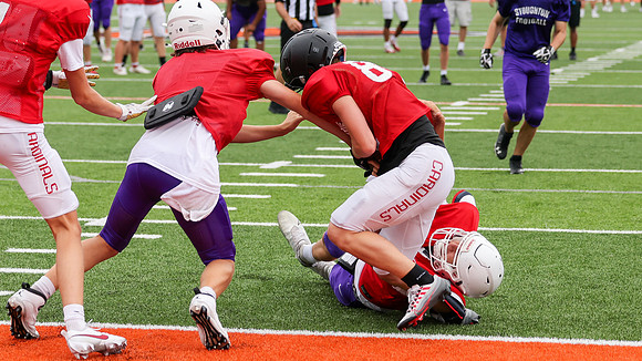 8-11-23 Varsity Scrimmage vs. Stoughton, Kettle Morain, Grafton  (55)
