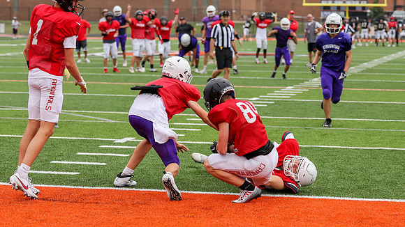 8-11-23 Varsity Scrimmage vs. Stoughton, Kettle Morain, Grafton  (57)