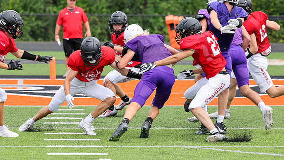 8-11-23 Varsity Scrimmage vs. Stoughton, Kettle Morain, Grafton  (86)