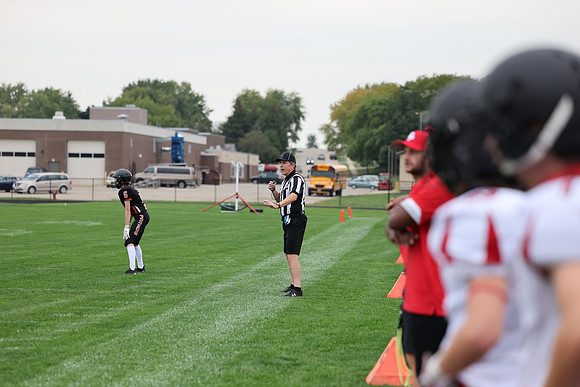 9-21-23 Jerry Lang Referee Oregon at Sun Prairie 2 Games  (32)