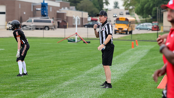 9-21-23 Jerry Lang Referee Oregon at Sun Prairie 2 Games  (33)