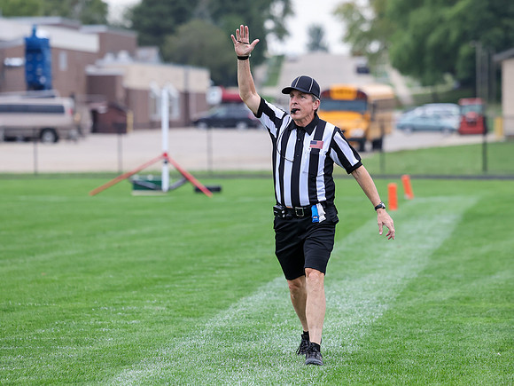 9-21-23 Jerry Lang Referee Oregon at Sun Prairie 2 Games  (53)