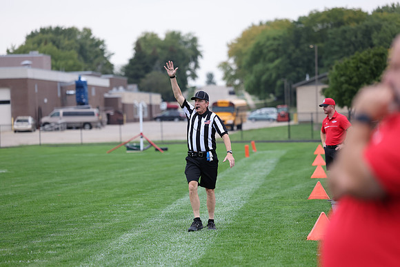 9-21-23 Jerry Lang Referee Oregon at Sun Prairie 2 Games  (57)