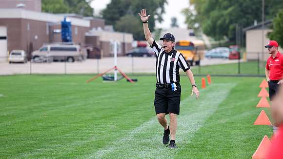 9-21-23 Jerry Lang Referee Oregon at Sun Prairie 2 Games  (56)