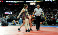 Waterloo GIRLS Michala Lewllin 152 lbs. Match 1 at State Tournament 2023  (13)