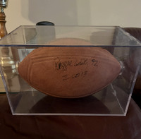 ($1000.00) Item #51 Reggie White Autographed Superbowl XXXI Pro Football & Case