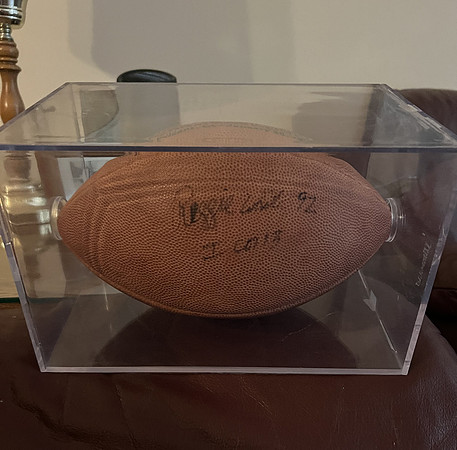 ($1000.00) Item #51 Reggie White Autographed Superbowl XXXI Pro Football & Case