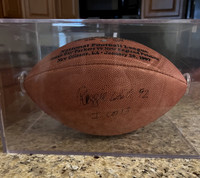($1000.00) Item #51 Reggie White Autographed Superbowl XXXI Pro Football & Case