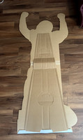 ($499.00) Item #71, 1 of 2 Brett Favre Lifesize Stand Up Cardboard Cutout 25+ Years in storage (7'0 Tall x 35 at Elbows x 33 Elbows above head)