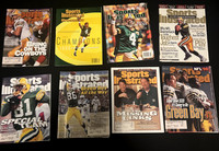 ($120.00) Item #114 Sports Illustrated 8 Issues with Packers on Cover.